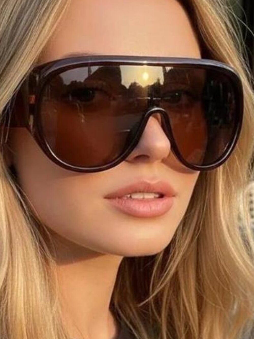 Y2k One Piece Oversize Sunglasses